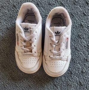 Toddler girl's Adidas sneakers